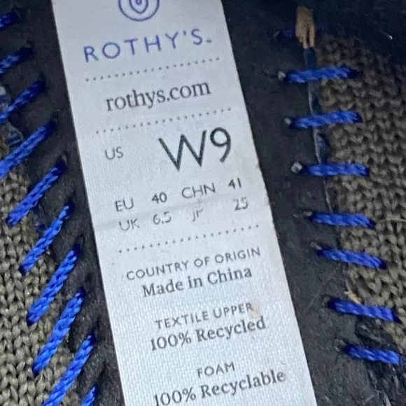 Rothy's Womens 9 Ballet Flats Shoes Walnut Python Tan Black RARE Retired - Picture 8 of 8